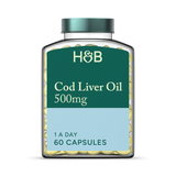 Holland & Barrett Pure Cod Liver Oil 1000mg 240 Capsules - McGrocer