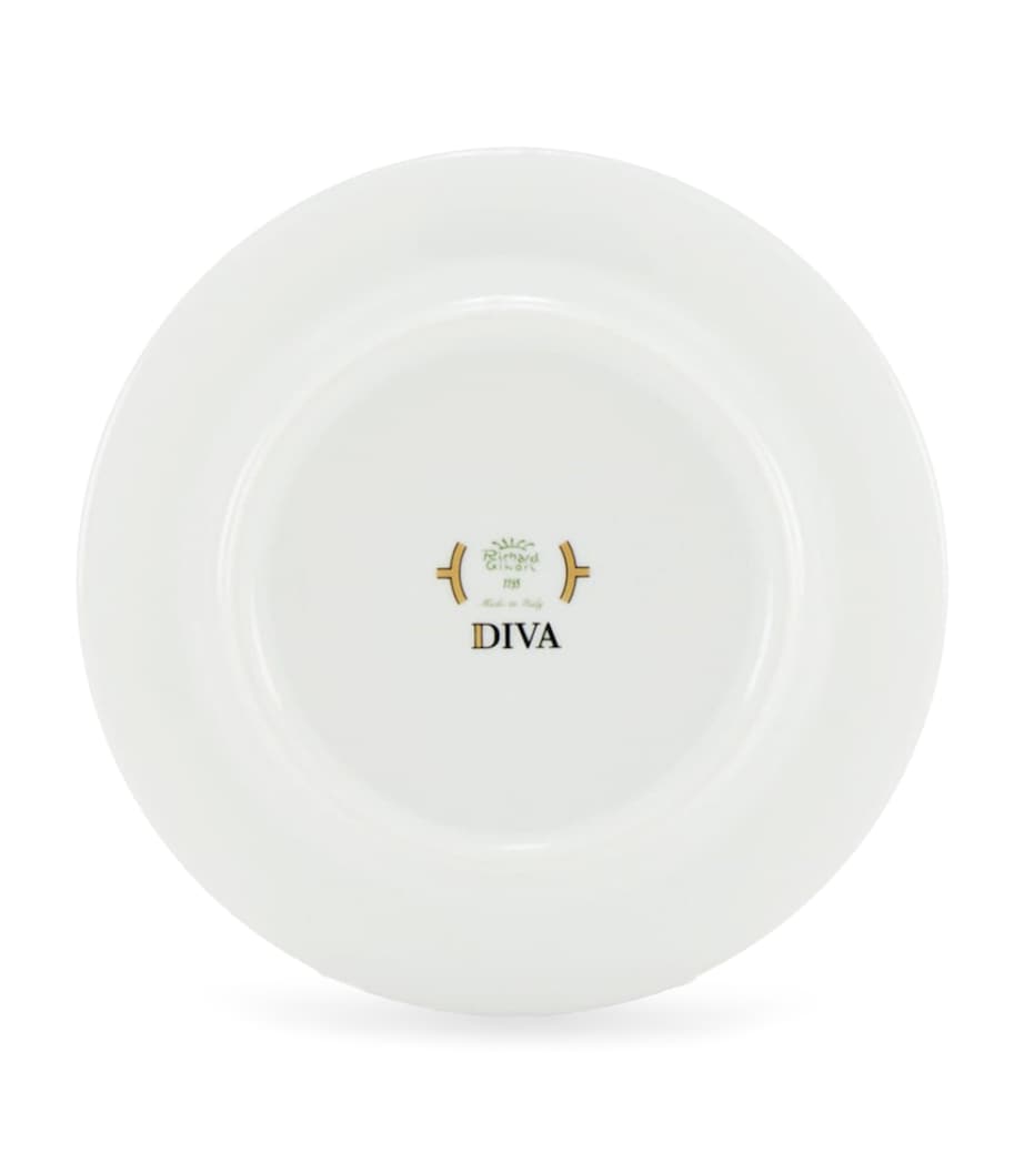 GINORI 1735 porcelain teacup and saucer set in Rosa, UK version