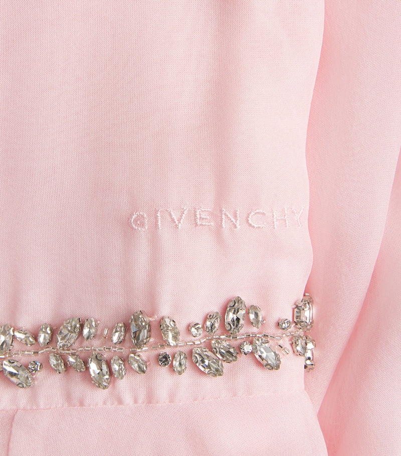 Givenchy Kids silk embellished dress for ages 4-12+ years, UK version