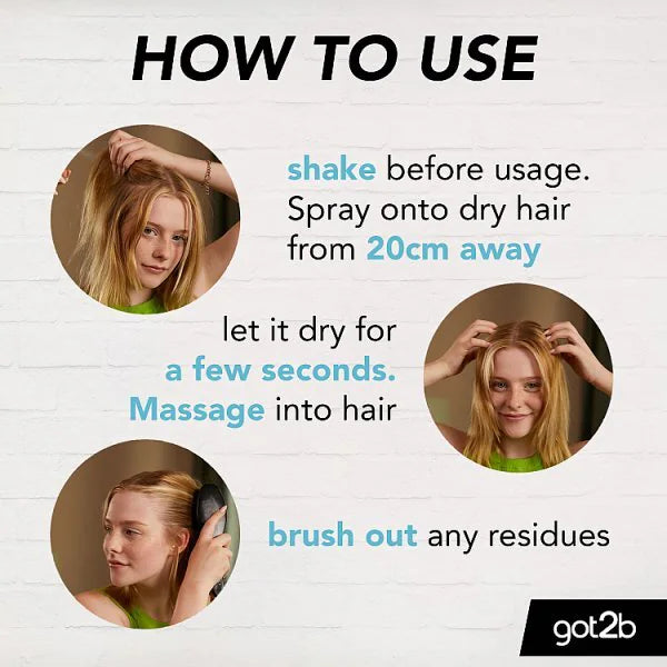 Got2B Fresh It Up Volume Dry Shampoo 200ml, UK version