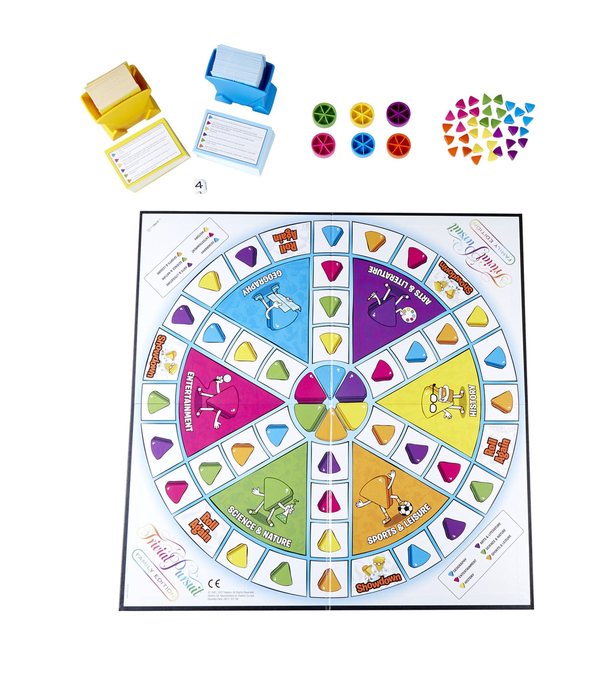 Hasbro Trivial Pursuit Family Edition board game, UK version