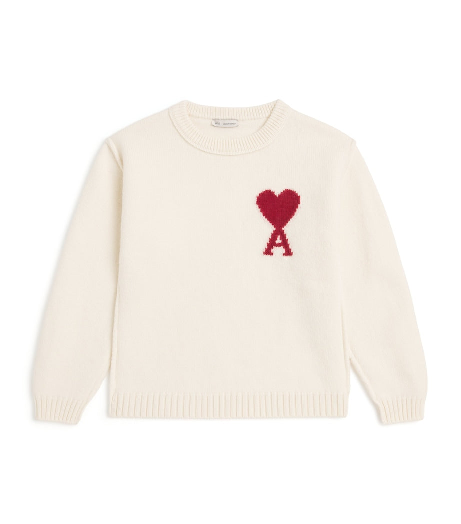 AMI Paris Wool Ami De Coeur Sweater 4-12 Years - British product