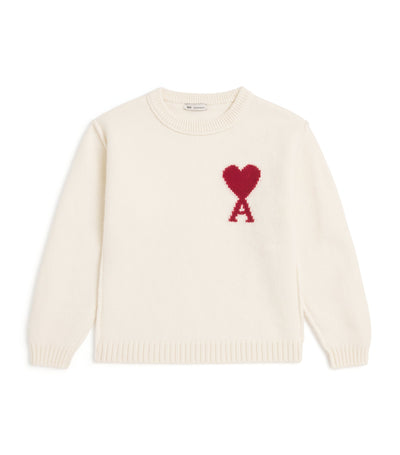 AMI Paris Wool Ami De Coeur Sweater Children's Sweater 4-12 Years