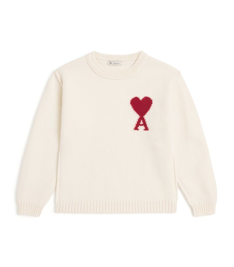 AMI Paris Wool Ami De Coeur Sweater 4-12 Years - British product