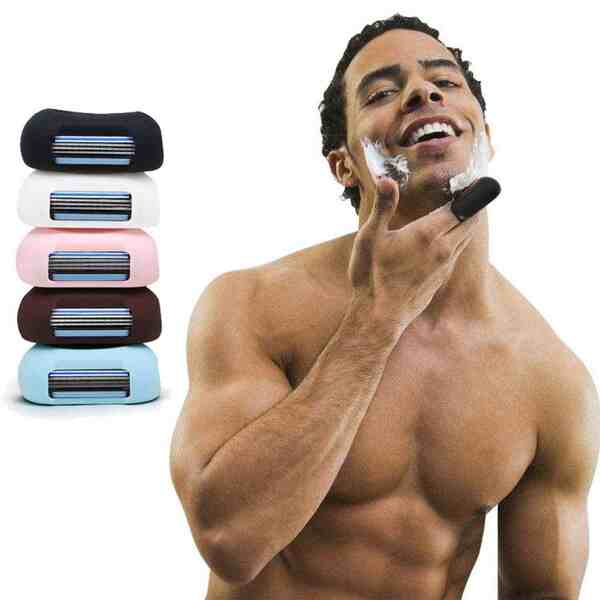 Envie finger shaver toothbrush cover black - British product