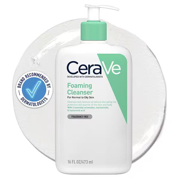 CeraVe Foaming Cleanser Normal to Oily Skin 473ml - British product