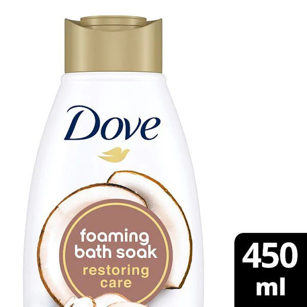 Dove Restoring Care Foaming Bath Coconut Cacao 450 ml - British product