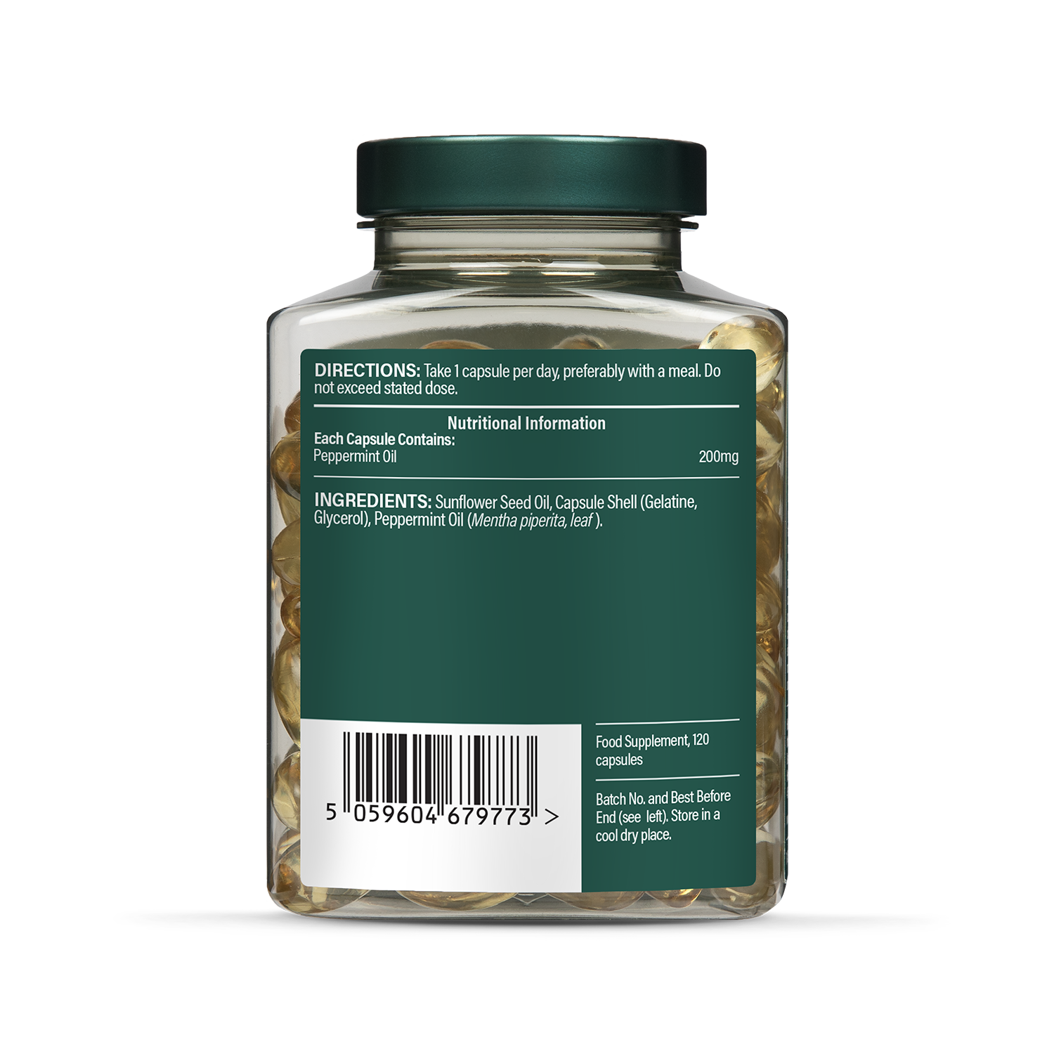 Holland & Barrett Oil of Peppermint 120 Capsules - McGrocer