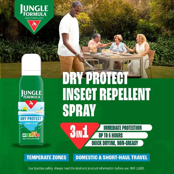 Jungle Formula Insect Repellent Aerosol 125ml, UK version