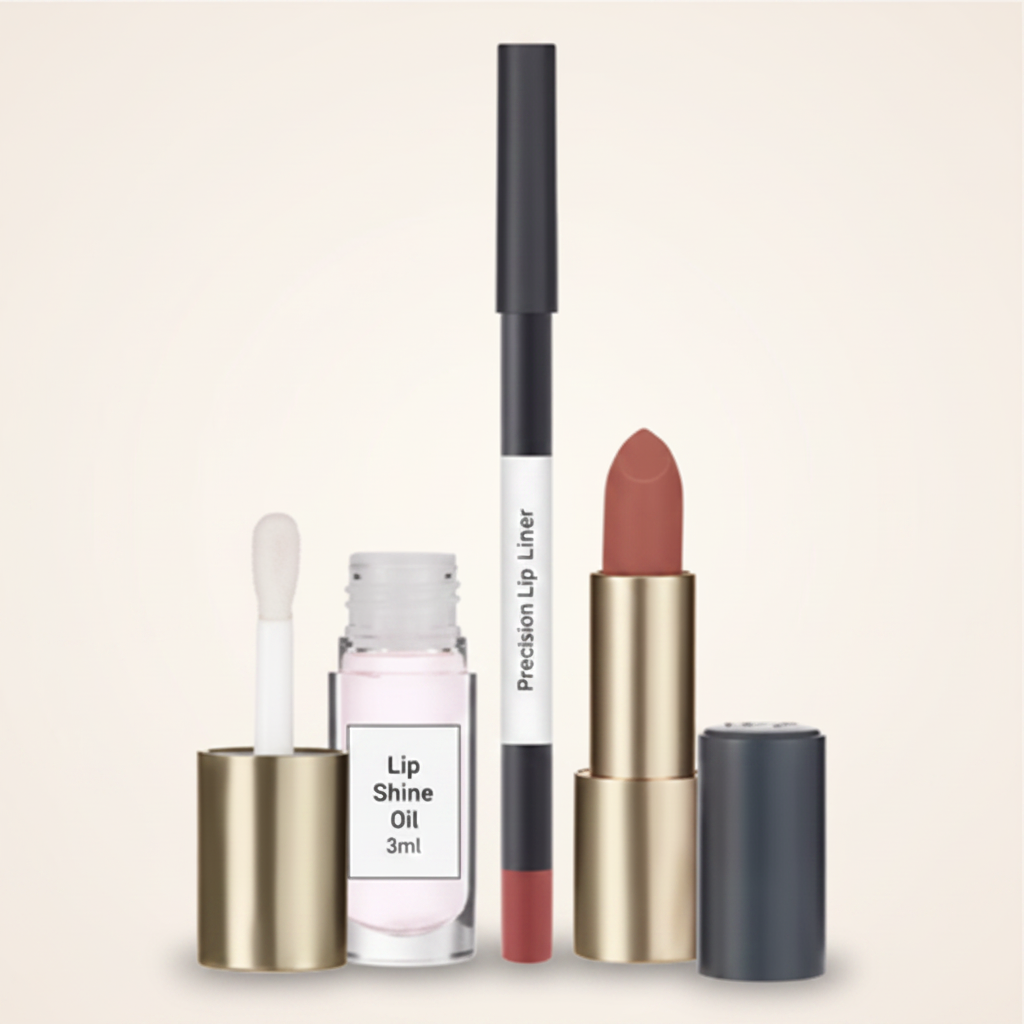 No7 Pro Artist Rose Couture Lip Kit 3 piece, imported from the UK