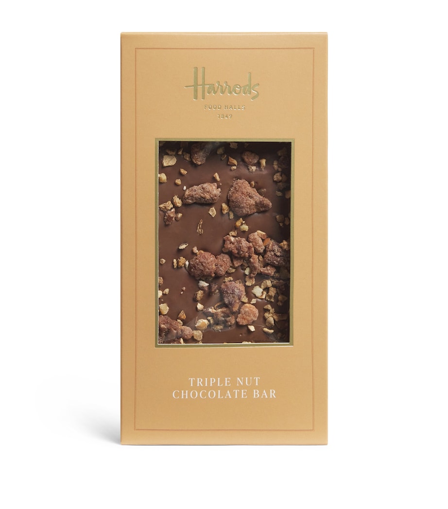 Harrods Triple Nut Topped Bar (90g)