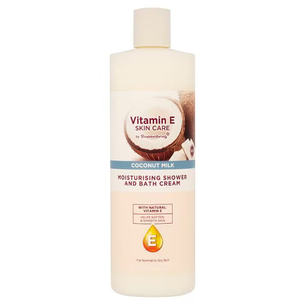 Superdrug Vitamin E Shower & Bath Soak 500ml (British brand)