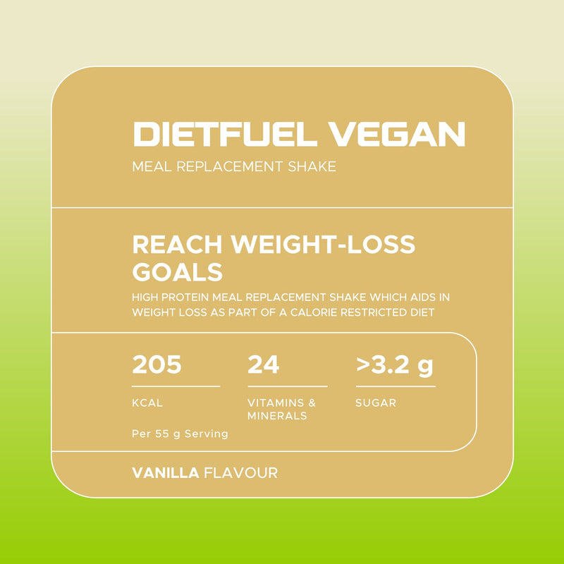USN Diet Fuel Vegan Meal Replacement Shake Vanilla 880g - 998588