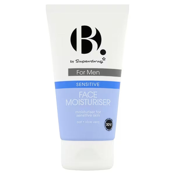 Superdrug B Men sensitive face moisturiser 75ml (British brand)