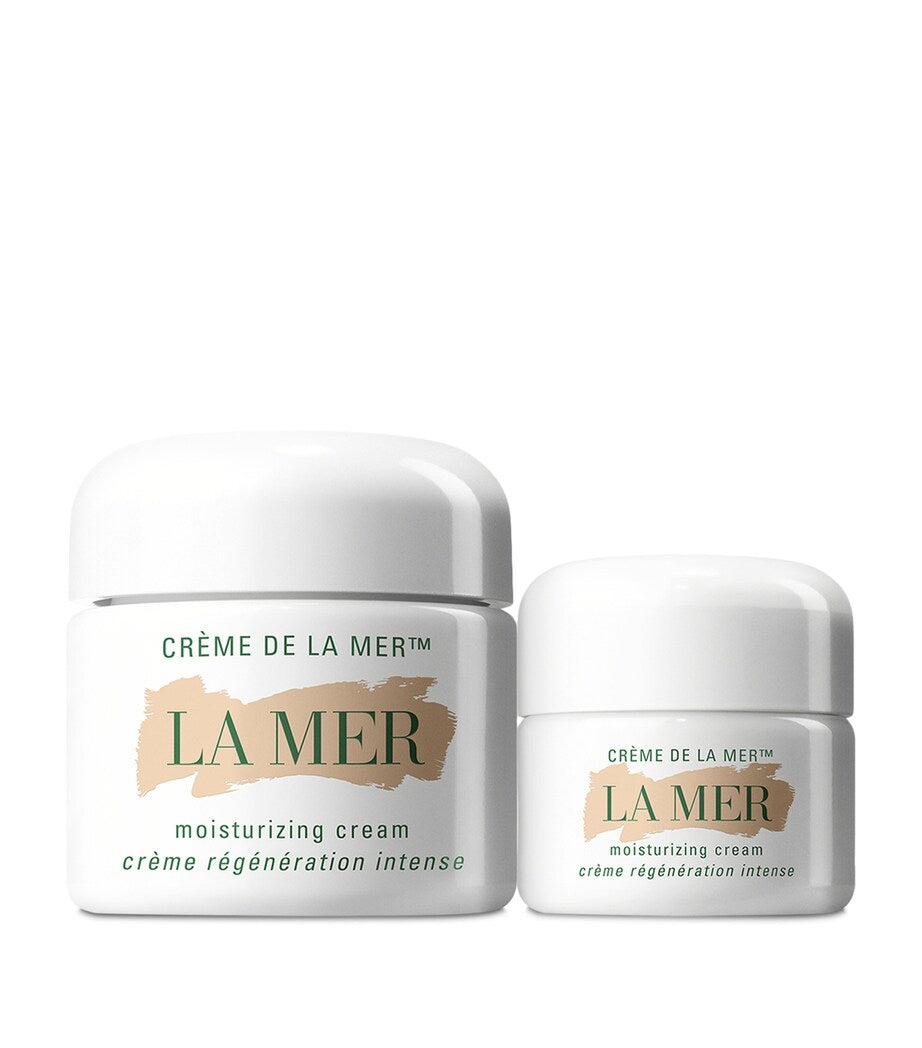 La Mer moisturizing cream duet set for ageing skin with 60ml and 15ml jars, UK version
