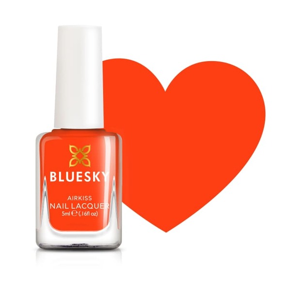 Bluesky kids nail polish Zap neon orange - British product