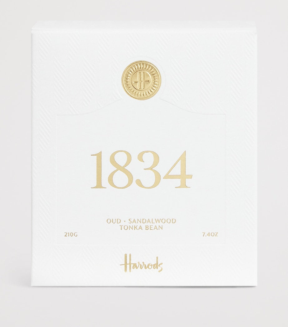 Harrods 1834 Scented Candle (210g)