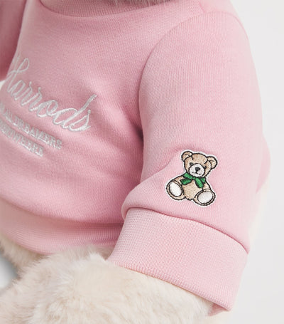 Peluche ours Jersey avec sweat à logo pour nouveau-nés, hauteur 30 cm