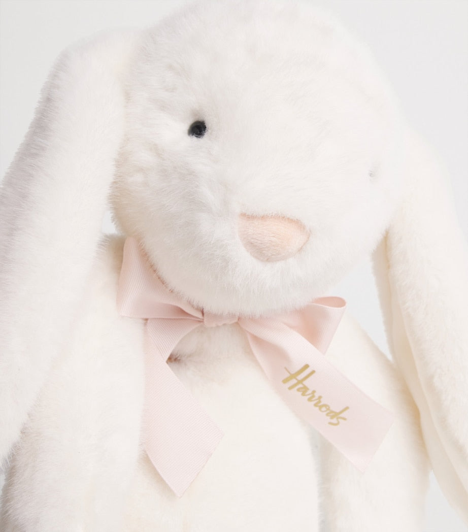 Harrods plush bunny with grosgrain bowtie 38cm, UK version