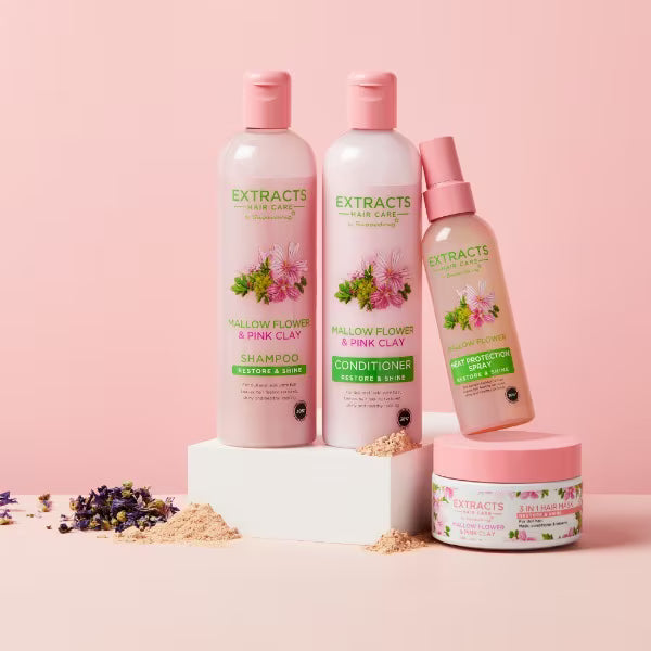Superdrug Mallow Flower Pink Clay Shampoo (British brand)