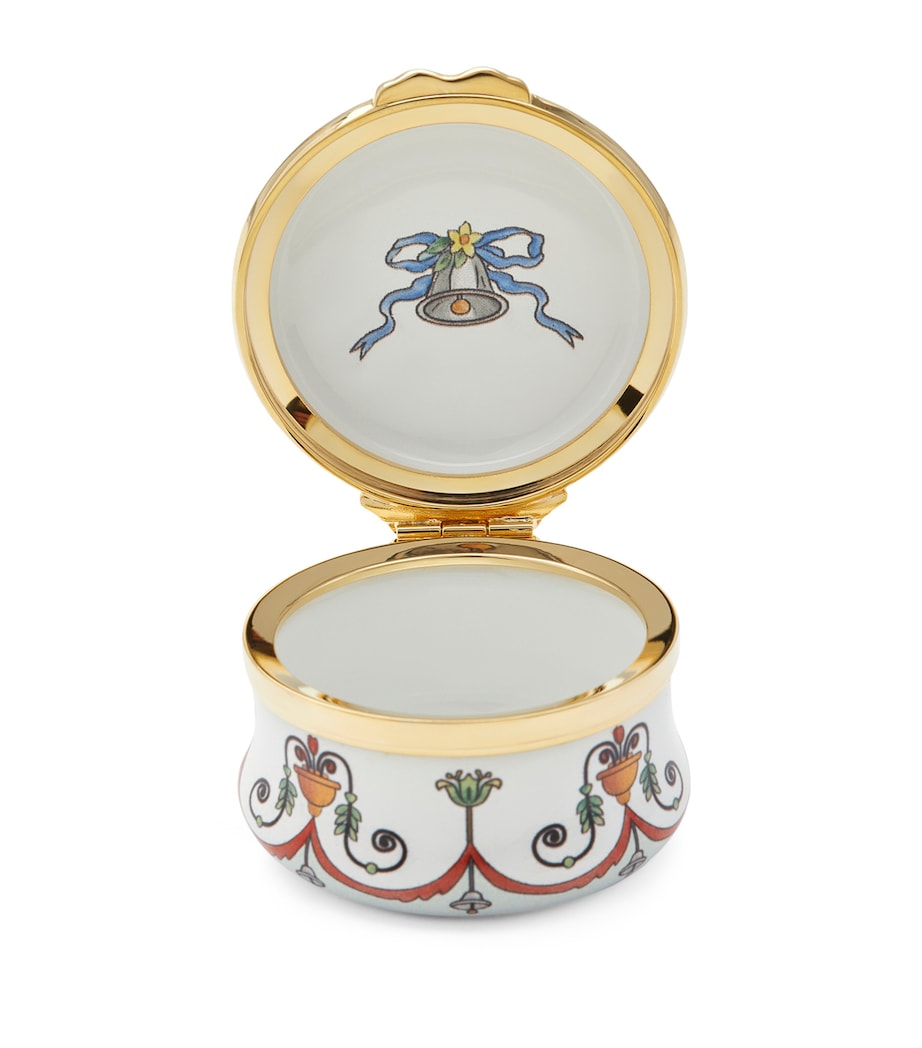 Halcyon Days enamel wedding bells box, UK version