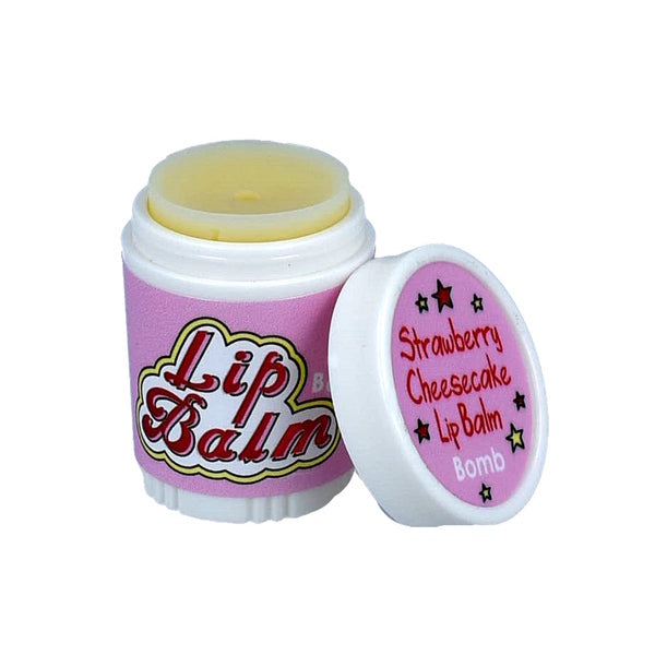 Bomb Cosmetics lip balm Strawberry Cheesecake 4.5g - British product