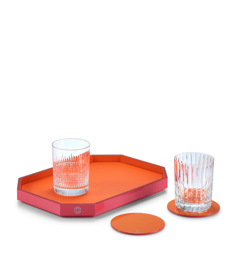 Baccarat small rectangular tray 33cm x 23cm - British product