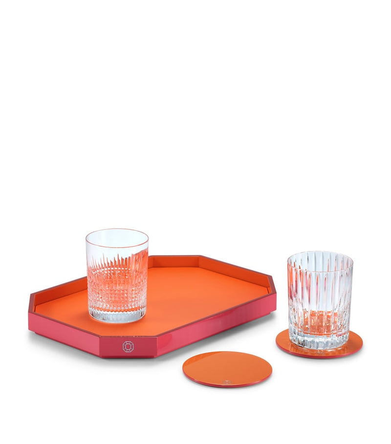 Baccarat small rectangular tray 33cm x 23cm - British product