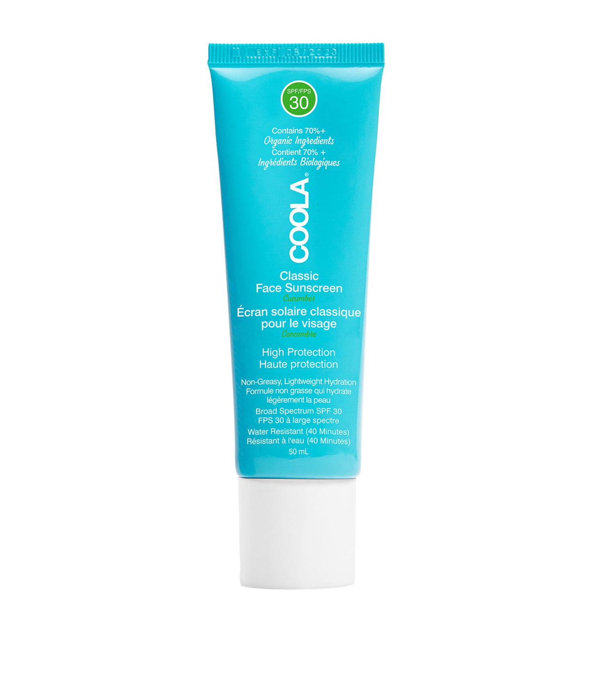 COOLA Classic Face Sunscreen SPF 30 (50ml) - Cucumber