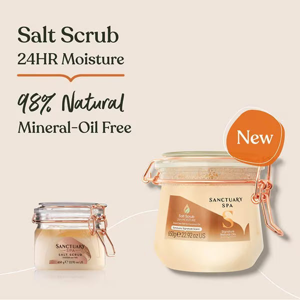 Sanctuary Spa Salt Scrub Signature Natural Oils (British brand)