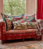 Emma J Shipley Velvet Lynx cushion 46cm x 46cm - British product