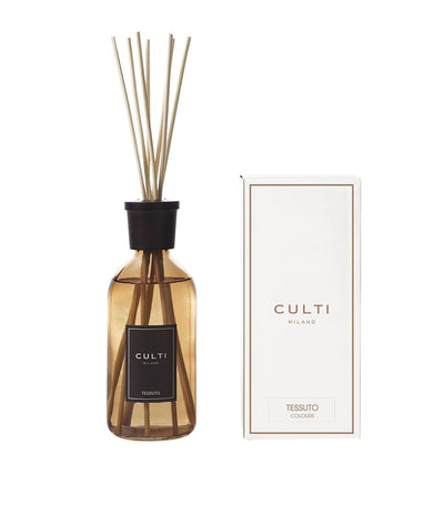 Brown Tessuto Fragrance Diffuser with Natural Rattan Reeds 500ml
