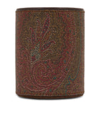 Etro cotton-blend and leather Arnica pen holder, 10cm x 8.5cm - British product