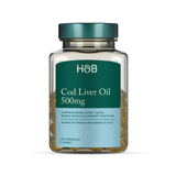 Holland & Barrett Pure Cod Liver Oil 500mg 120 Capsules - 999060