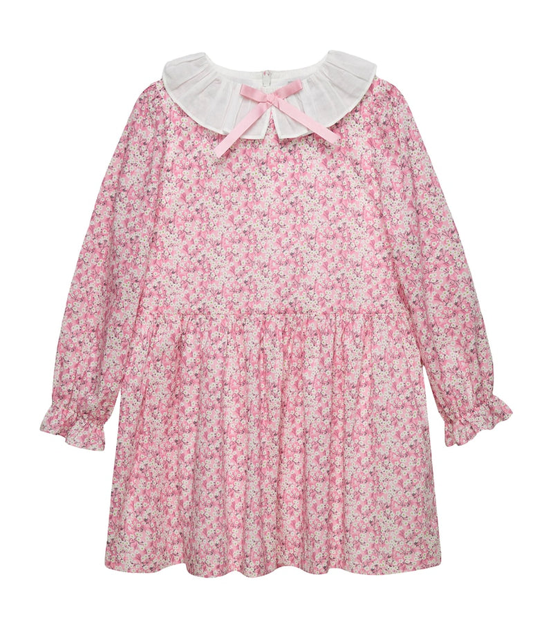 Trotters cotton liberty print dress for girls 6-11 years (British brand)