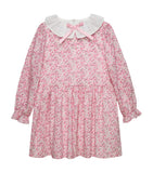 Trotters cotton liberty print dress for girls 6-11 years (British brand)