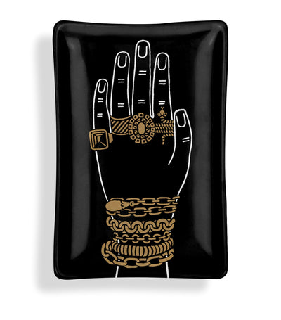 Fornasetti Mano Con Gioielli Ceramic Ashtray