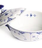 Royal Copenhagen Blue Fluted Half Lace Tureen (32.5cm)