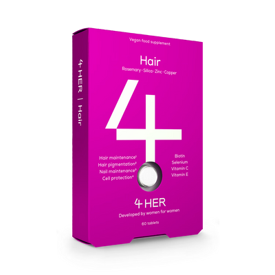 4Her Hair Supplements for Women Vegan 60 Tablets