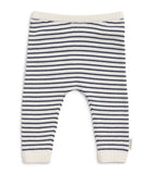 Harrods Cotton Knitted Stripe Bear Trousers (0-18 Months)