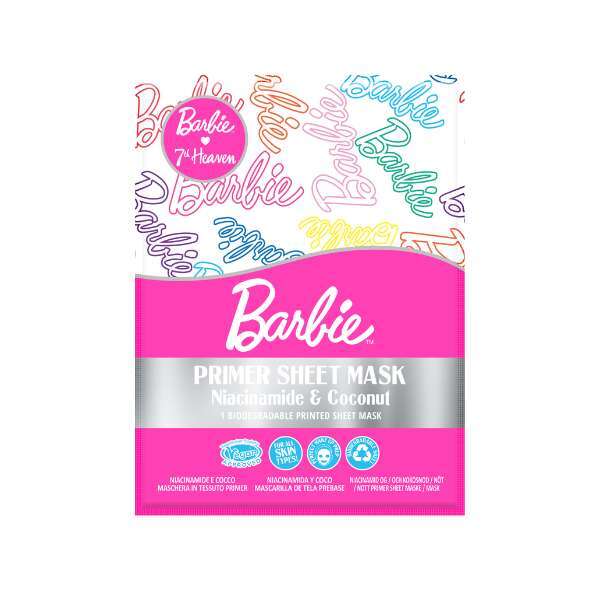 7th Heaven Barbie Primer Sheet Mask 1pc (British brand)