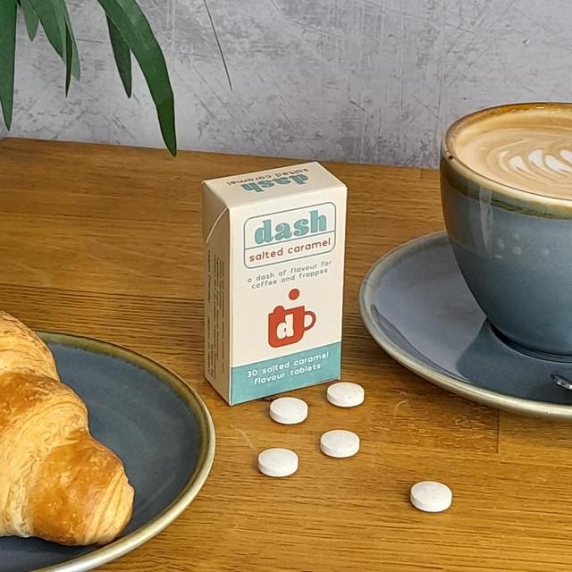 Dash Low Sugar Salted Caramel Flavouring Tablets   30 per pack