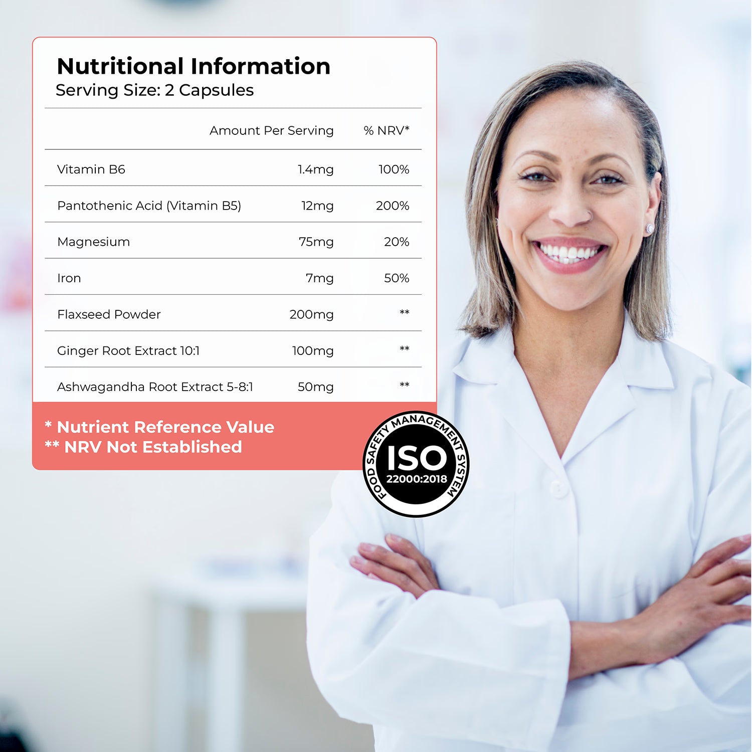 Health & Her Premenstrual supplement 60 capsules, UK version