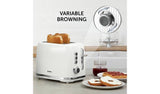 Breville VTR037 Bold 2 Slice Toaster - White - McGrocer