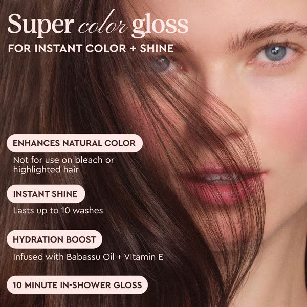 Glaze Super Color Conditioning Gloss Chocolate Gleam 190ml, UK version