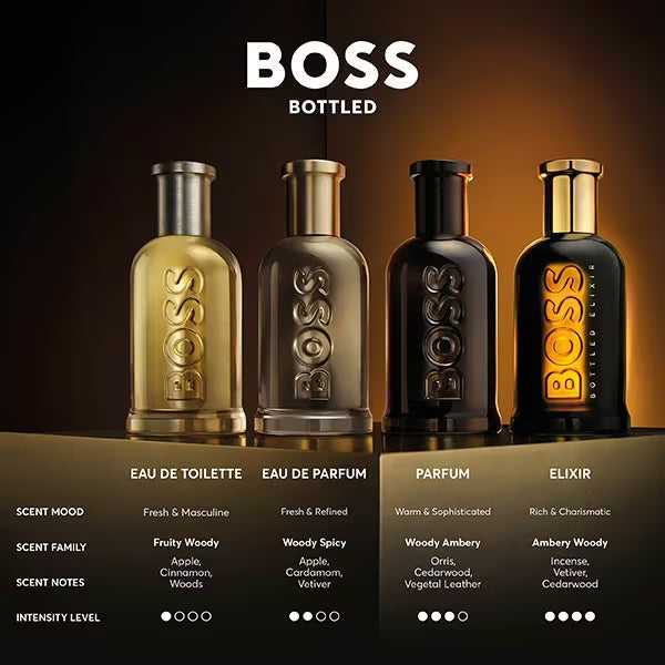 Hugo Boss Bottled Elixir perfume bottle 50ml, UK version