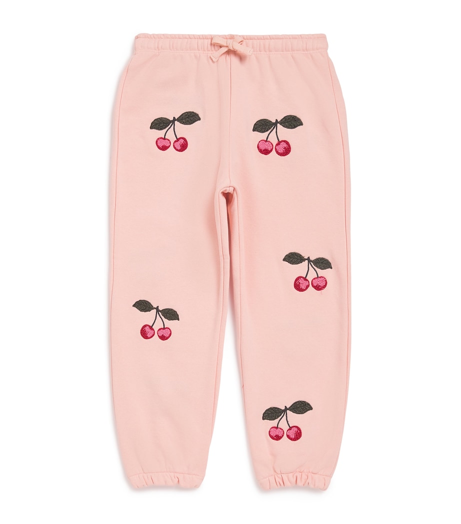 KONGES SLOJD children's sweatpants with cherry motif 6 months to 10 years, UK version