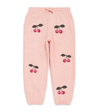 KONGES SLOJD children's sweatpants with cherry motif 6 months to 10 years, UK version