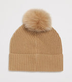 Yves Salomon Enfant Cashmere Pom-Pom Beanie (British brand)