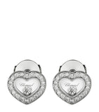 Chopard White Gold and Diamond Happy Diamonds Icons Earrings - British product